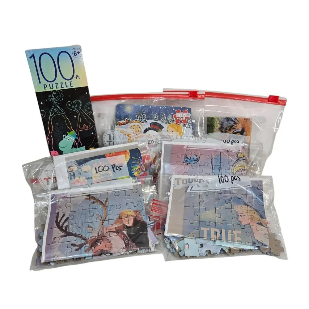 100 pc Puzzles Bundle (7 puzzle sets) - Picture 9 of 9